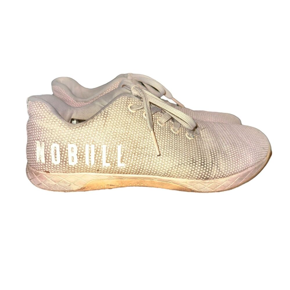 NoBull Outwork Trainers Women's Size 9 Blush Pink Superfabric Sneaker Shoe - Picture 4 of 9